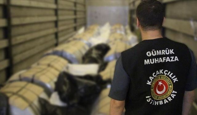 Gümrük Muhafazadan kaçakçılığa büyük darbe! 2 bin 264 operasyona imza attı