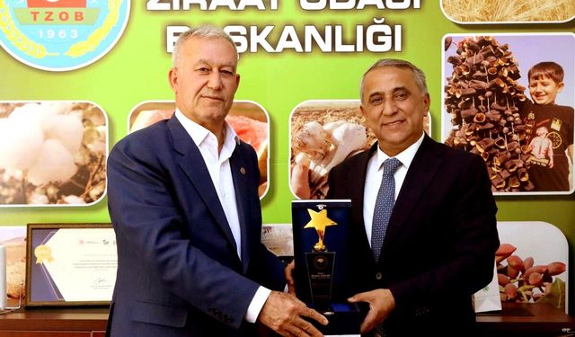 Gaziantep İl Müdürü Sağlam’a üreticilerden teşekkür…