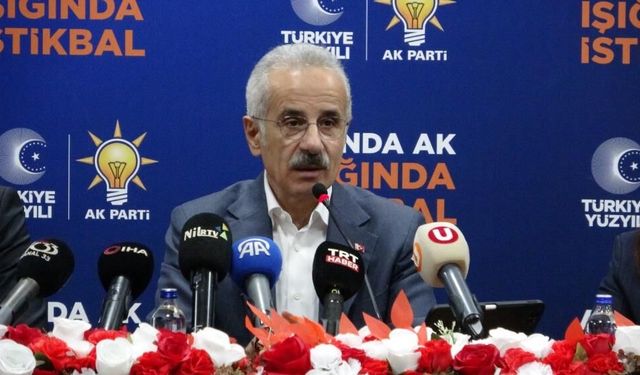 Bakan Uraloğlu açıkladı! Gaziantep Hızlı Tren Hattı stratejik projeler arasında…