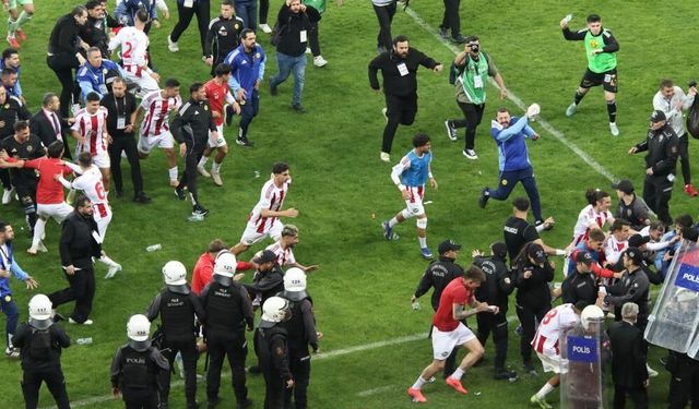 Eskişehir'de olaylı play-off