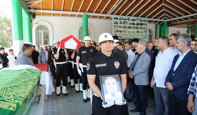Gaziantep’te polis memuruna acı veda… Son yolculuğuna uğurlandı
