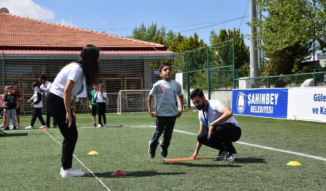 Gaziantep’te 200 çocuk sporla buluştu