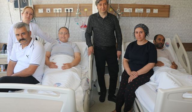 Gaziantep’te çapraz nakille birbirlerinin eşlerine can oldular!