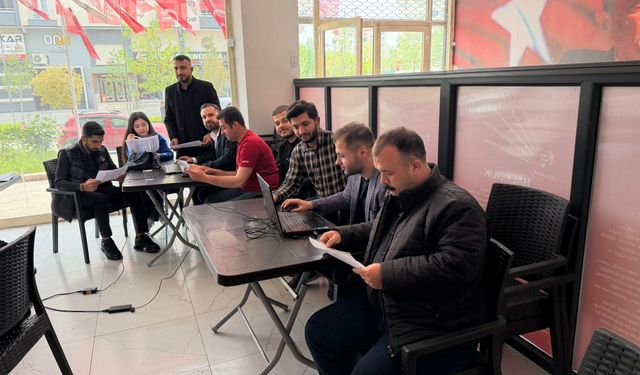 CHP Gaziantep’ten üye kampanyası ve sandık güvenliği çalışması