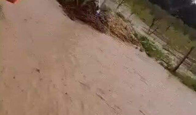 Gaziantep'te yollar göle döndü (VİDEO HABER)