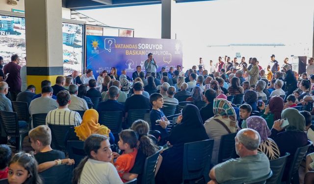 Başkan Yılmaz, vatandaşlarla buluştu! Talepleri dinledi