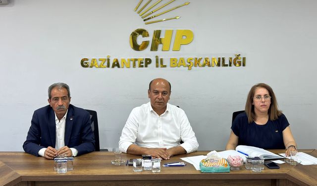 CHP Gaziantep İl Yönetiminden flaş karar! O isimlere disiplin şoku…