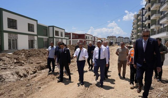 Gaziantep’te depremler sonrası hayata geçirilen projelerin yapımı sürüyor