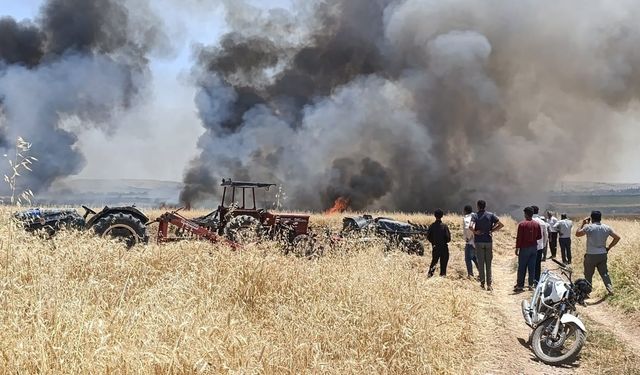 Gaziantep’te yürek yakan yangın! 400 dönüm alan kül oldu…