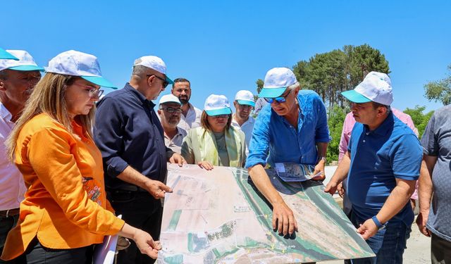 Başkan Şahin, Kuş Gözlem Noktası’nda son hazırlıkları yerinde değerlendirdi!