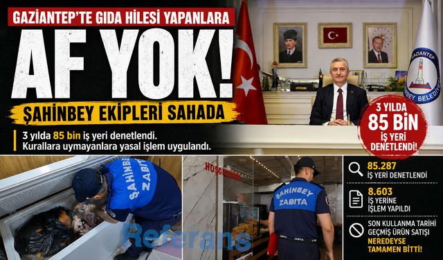 Gaziantep’te gıda hilesi yapanlara af yok! Şahinbey ekipleri sahada