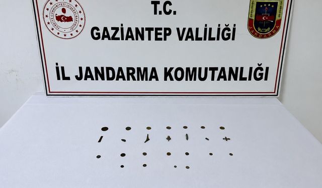 Gaziantep'te tarihi eser kaçakçısına şok darbe! Suçüstü yakalandı