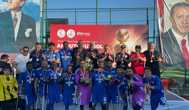 Bu gurur Gaziantep’in! Şahinbey Ampute’den 3’lü zafer…