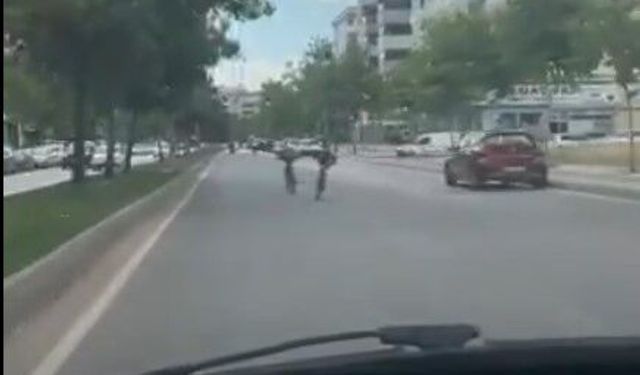 Gaziantep’te o gençler yeniden trafiğe çıktı! Hiç mi ders almadınız?