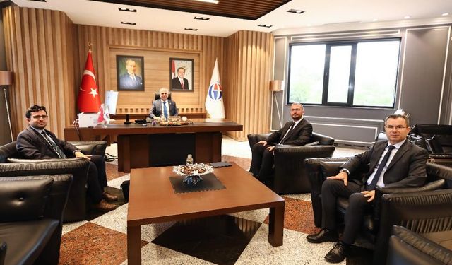 Aselsan Gaziantep Genel Müdürü Ateş’ten Rektör Doğan’a ziyaret! Değerlendirmelerde bulunuldu