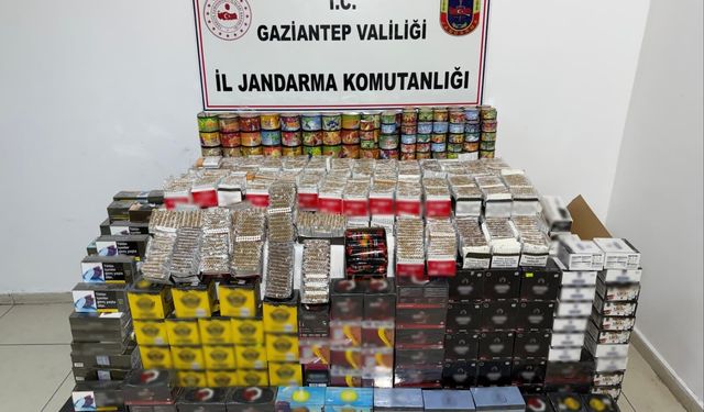 Gaziantep’te 1 milyon 860 bin TL değerinde kaçak malzeme ele geçirildi