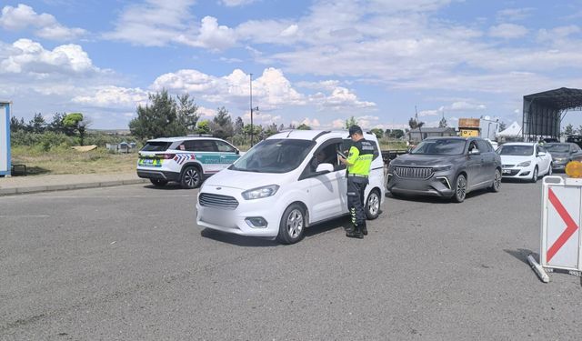 Gaziantep’te şok yol kontrol uygulaması