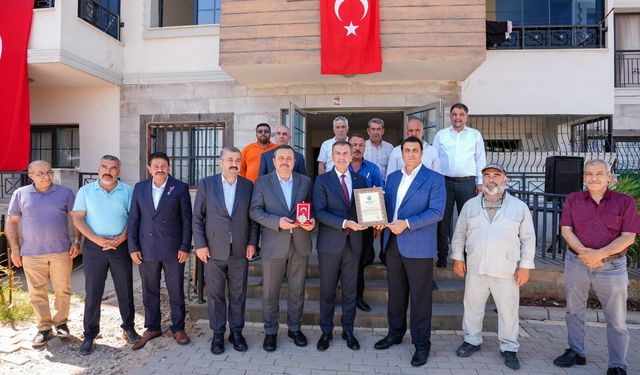 Başkan Yılmaz’dan büyük vefa! Şehit ailesi için hazırlanan ev teslim edildi