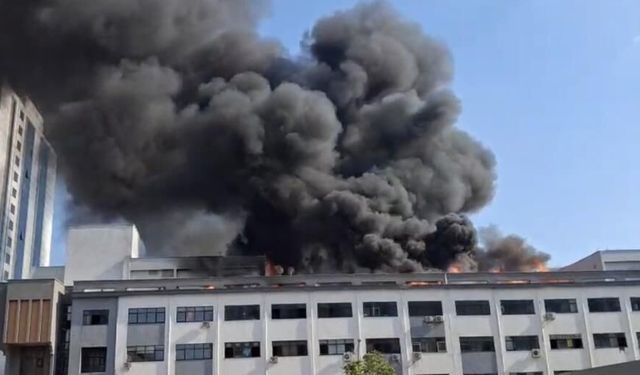 Gaziantep'teki dev yangın kontrol altına alındı! 55 personel saatlerce mücadele etti