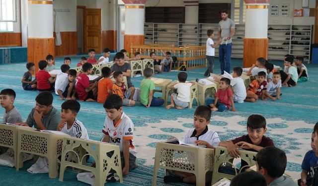 Gaziantep'te Yaz Kur'an Kurslarına yoğun ilgi