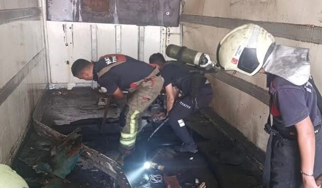 Hatay'da korkutan yangın! Ekipler müdahale etti