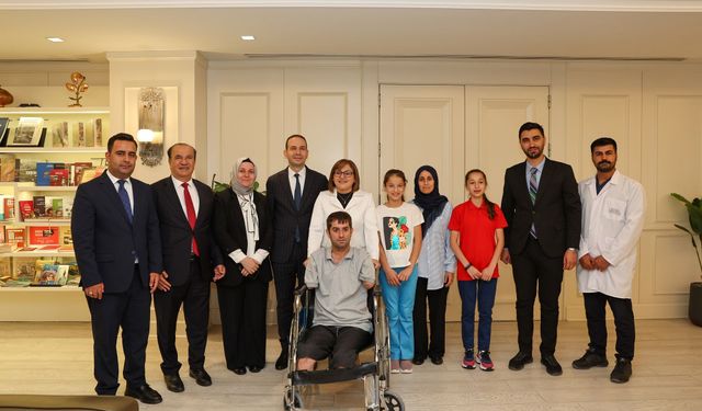 Gaziantep’te Doğruyol’un protezleri için ölçüler alındı, üretim süreci başladı