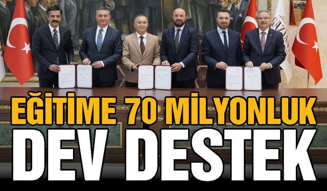 Burteks’ten Gaziantep eğitimine 70 milyon TL’lik destek