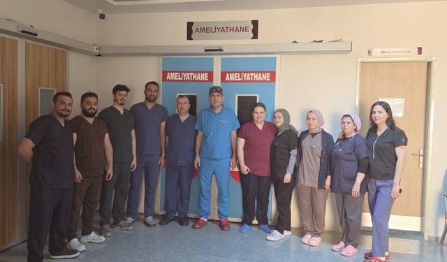 Gaziantep’te 2,5 kiloluk dev miyom başarıyla alındı