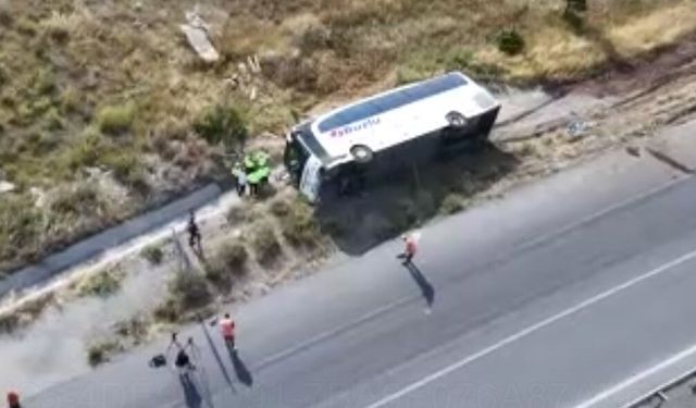 Eskişehir’de feci otobüs kazası! 20’den fazla yaralı var