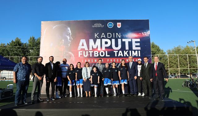 Türkiye'nin ilk kadın ampute takımı Gaziantep’te