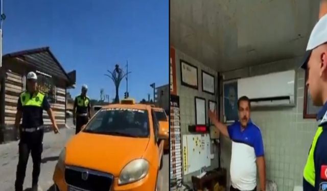Gaziantep’te taksicilere şok denetim!