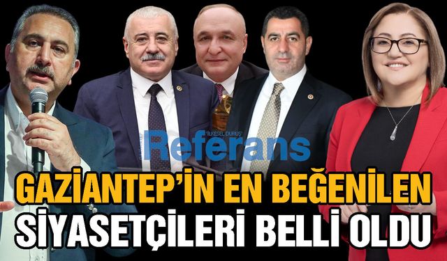 ORC’den dikkat çeken araştırma… Gaziantep’in En Beğenilen Siyasetçileri belli oldu!