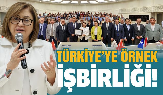 Gaziantep’te Türkiye’ye model iş birliği