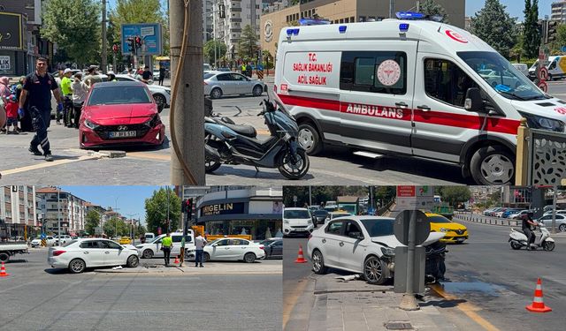 Gaziantep'te zincirleme kaza: 3 araç hasar gördü