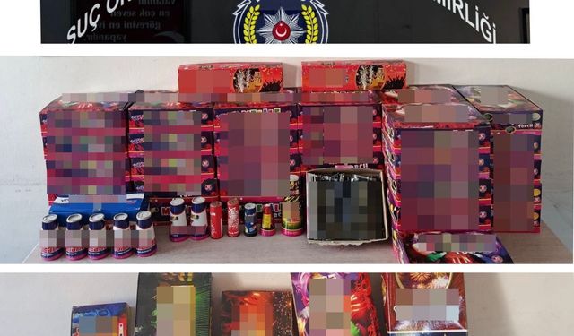 Gaziantep’te kaçak proteknik madde operasyonu: 15 kişiye yasal işlem!