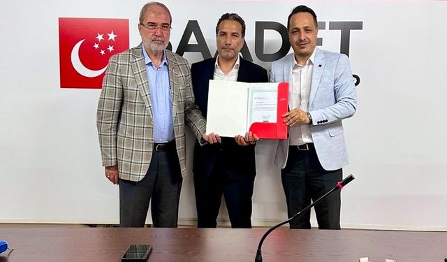 Saadet Partisi Gaziantep’te flaş atama! Şehitkamil İlçe Başkanı değişti…