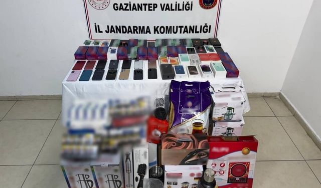 Gaziantep'te kaçakçılara darbe! Milyonlarca liralık ürün ele geçirildi