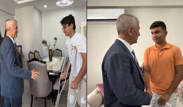 Gaziantep’in gururu oldular! Tahmazoğlu LGS birincilerini ziyaret etti, müjde verdi…