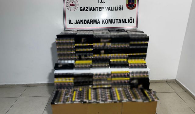 Gaziantep’te kaçakçılığa 1 milyon TL’lik büyük darbe!
