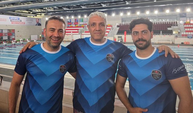 Gaziantepli master yüzücülerden dörtte dört