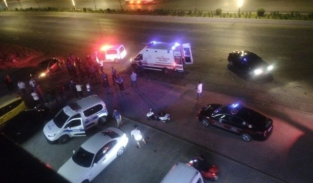 Gaziantep’te gece yarısı trafik kazası: 2 Yaralı