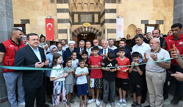 Gaziantep'te depremde ağır hasar görmüştü! Bostancı Camii ibadete açıldı