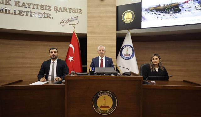 Şahinbey Meclisinde 11 madde görüşüldü!