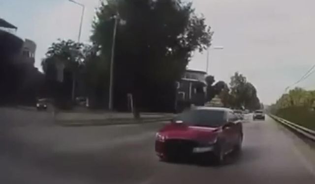 Makas dehşeti kamerada! Kazaya neden olan sürücüye rekor ceza…