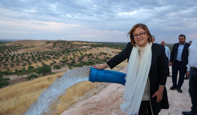 Gaziantep Karkamış’ta 5 bin kişiye hizmet verecek su yatırımı! Başkan Şahin yerinde inceledi