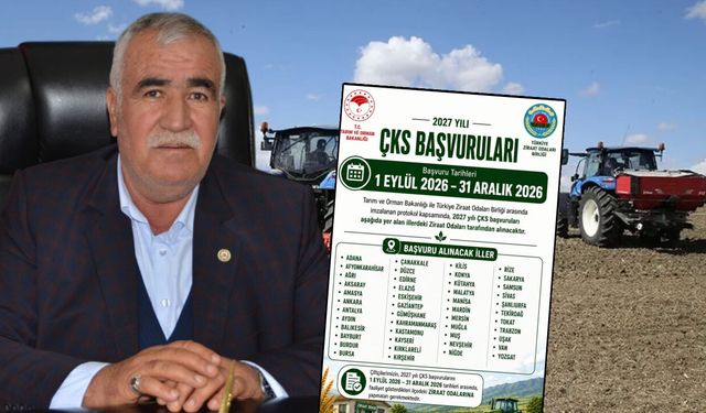 Cuma Yiğit'ten flaş açıklama! Gaziantep’te ÇKS başvuruları başlıyor…