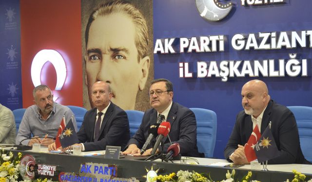 AK Parti Gaziantep İl Başkanı Fedaioğlu’nda 25’inci yıl açıklaması!  "Türkiye Geleceğe Hazır”