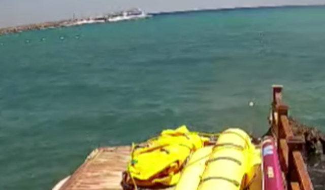 Kıbrıs'ta batan feribotun yeni görüntüleri ortaya çıktı (VİDEOHABER)