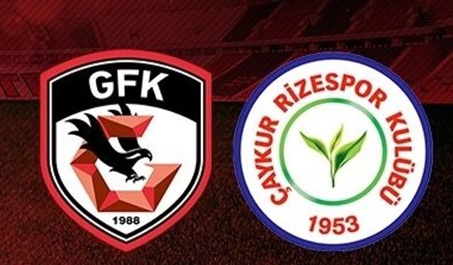 Gaziantep FK- Çaykur Rizespor maçı muhtemel ilk 11'i ve tüm detayları
