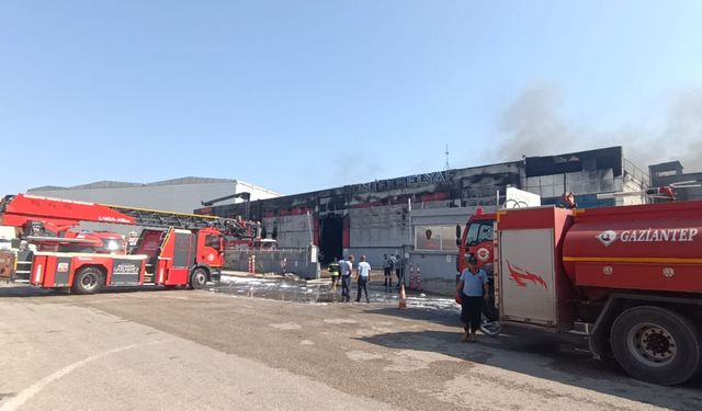 Gaziantep OSB’de yangın! İtfaiye ekipleri müdahale ediyor…